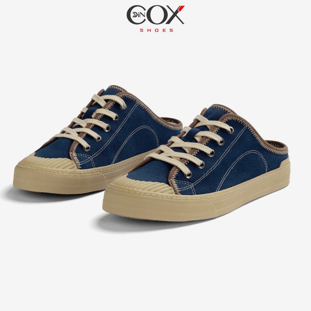 Giày Sục Đạp Gót Nam Nữ Chính Hãng DINCOX E10 DarkNavy