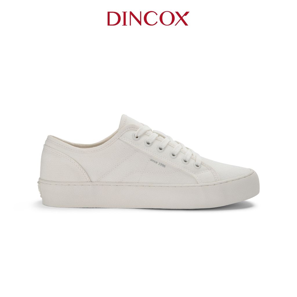 Giày Sneaker Nam/Nữ Canvas DINCOX Since 1996 E18 White