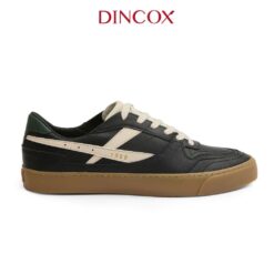 New Arrivals | Giày Da Sneaker Nam DC39 BLACK COFFEE DINCOX Shoes Đế Bằng - Microfiber Leather