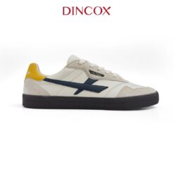 Giày Sneaker Nam/Nữ Da Phối Sude Cao Cấp CHÍNH hÃNG DINCOX DC48 MIDNIGHT AMBER