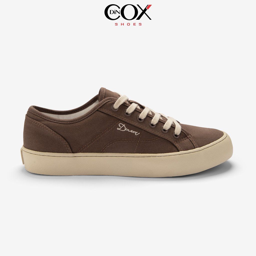 Giày Sneaker Nam/Nữ Canvas DINCOX Since 1996 E18 Chocolate