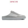 Giày Sục Đạp Gót Mules Sneaker Unisex DINCOX DC37 Lazy Mule Off/White Chất Liệu Da
