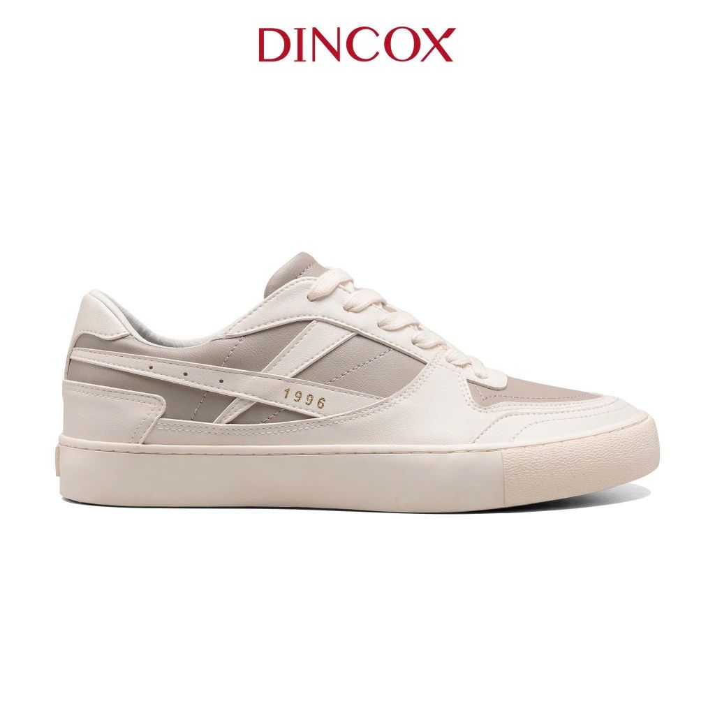 New Arrivals | Giày Da Sneaker Nam Nữ DC39 LATTE LOVE DINCOX Shoes Đế Bằng - Microfiber Leather