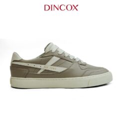 New Arrivals | Giày Da Sneaker Nữ DC39 Light Cappuccino DINCOX Shoes Đế Bằng - Microfiber Leather.